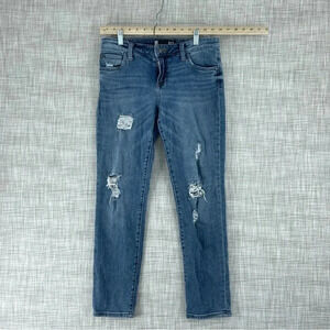 Kut from the Kloth Womens Size 3 Distressed catherine boyfriend jeans 1797